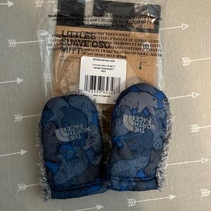 Brand New in package - XXS blue and gray infant mittens- The North Face